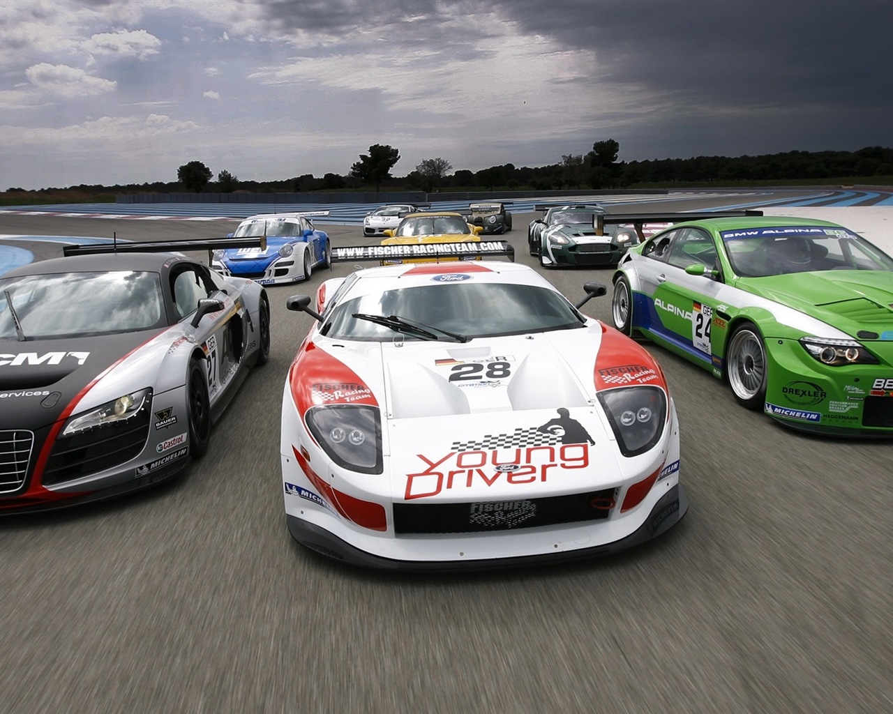 Luxusní sportovní kolekce auto HD tapety #1 - 1280x1024
