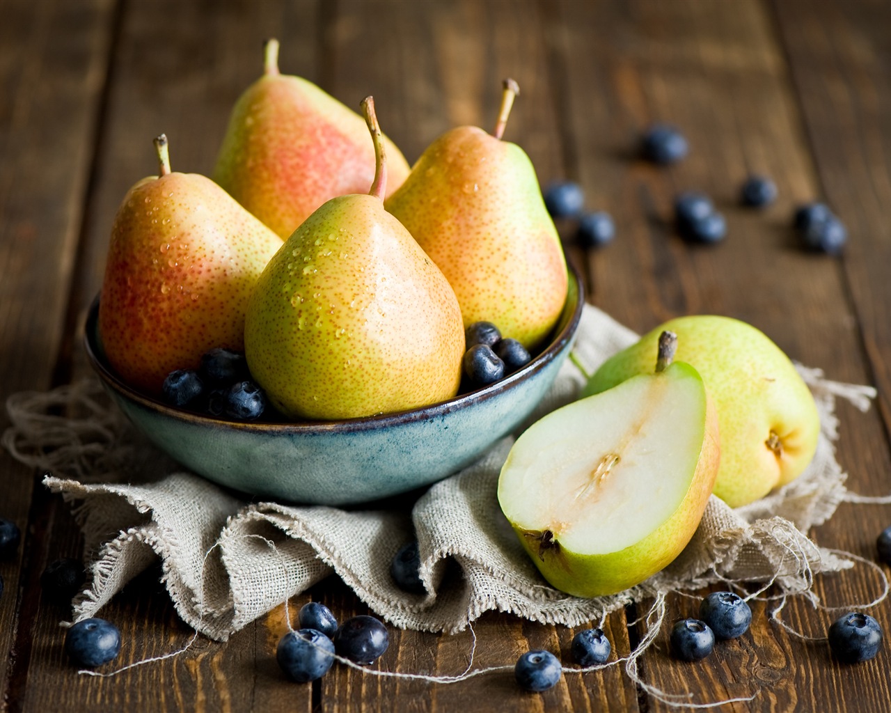 Suculenta fruta, peras fondos de pantalla de alta definición en primer plano #11 - 1280x1024