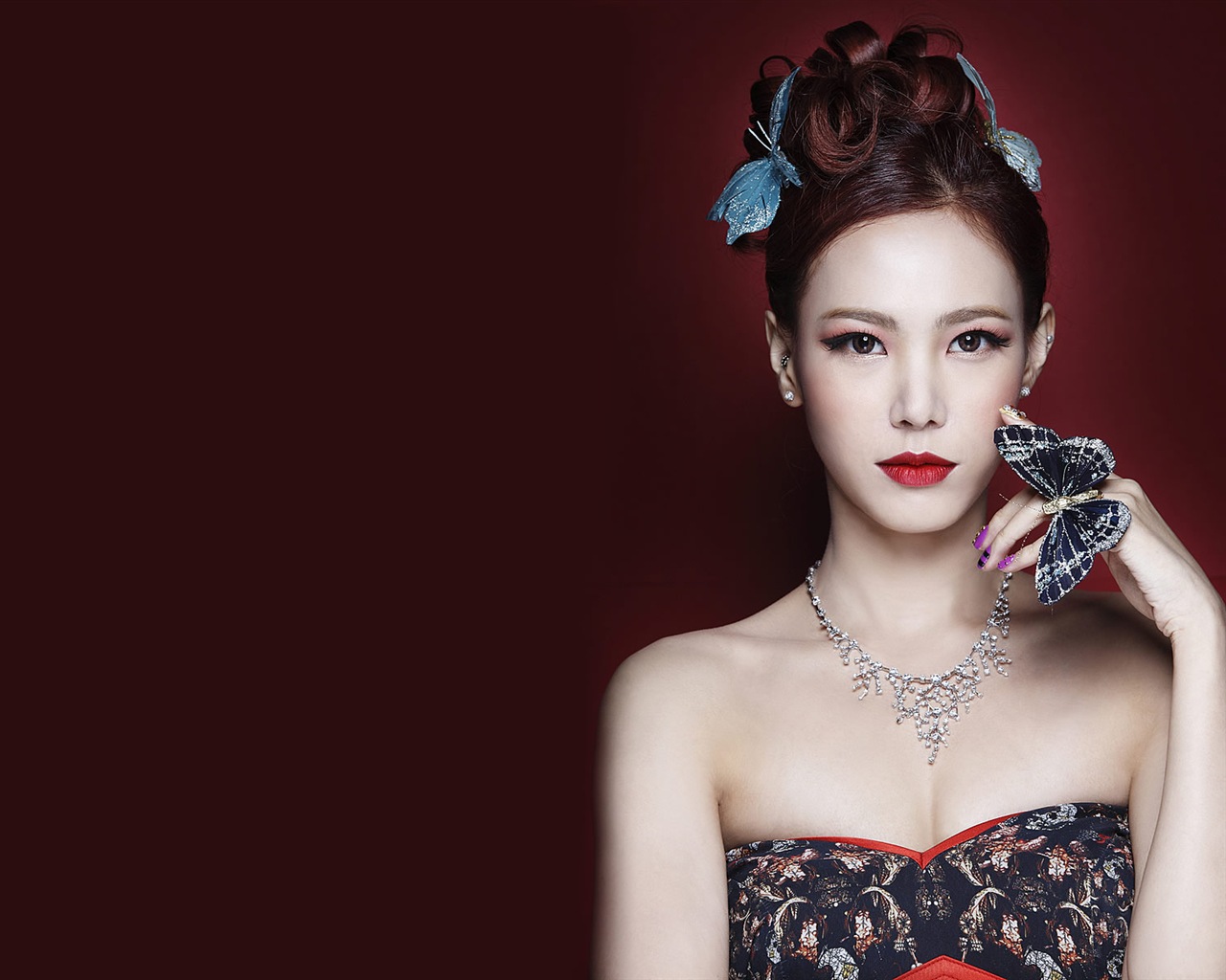 JEWELRY Koreanische Schönheit Portfolio Mädchen Tapete #3 - 1280x1024