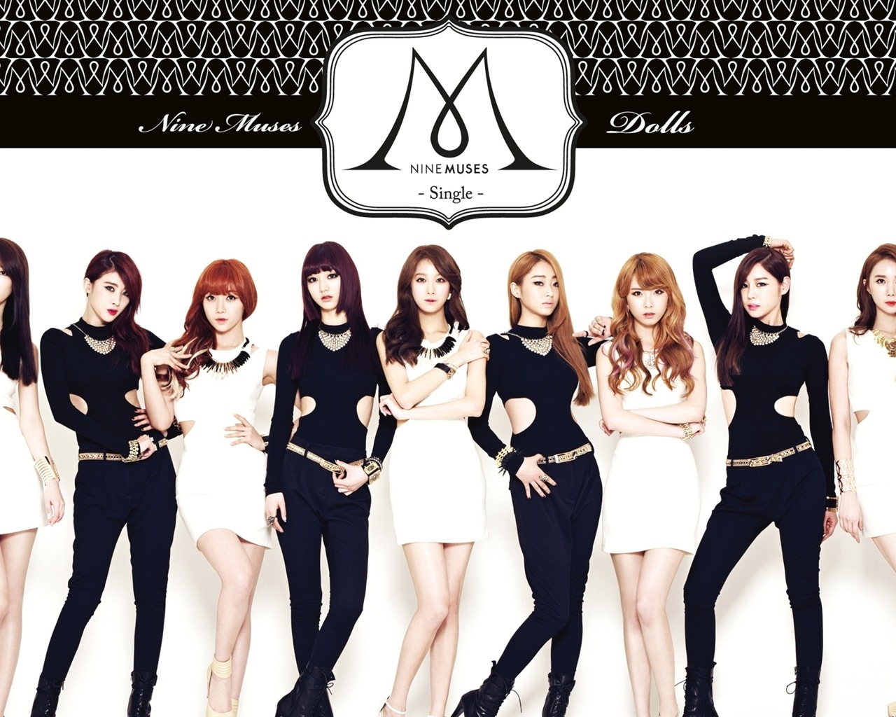 Groupe de fille coréenne Nine Muses HD Wallpapers #15 - 1280x1024