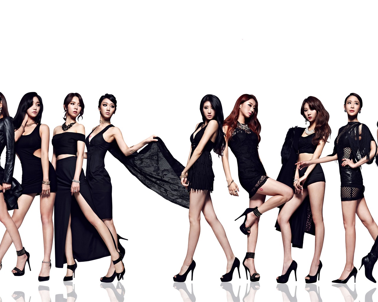 El grupo femenino de Corea wallpapers Nine Muses HD #19 - 1280x1024