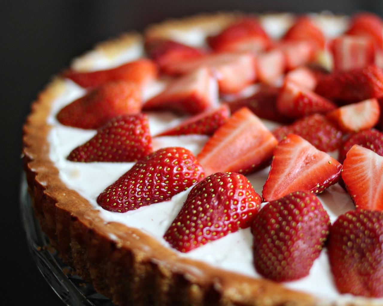 Delicious jahoda dort HD tapety na plochu #4 - 1280x1024