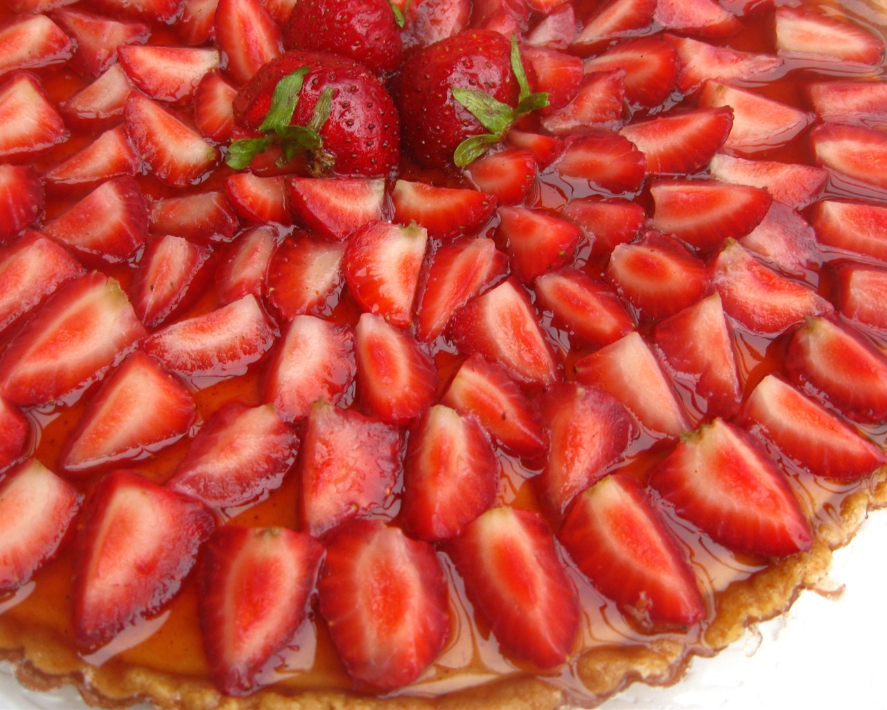 Delicioso pastel de fresas fondos de pantalla de alta definición #16 - 1280x1024