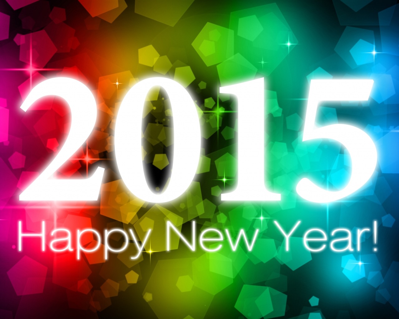 Nouvel An 2015 fonds d'écran thème HD (1) #1 - 1280x1024