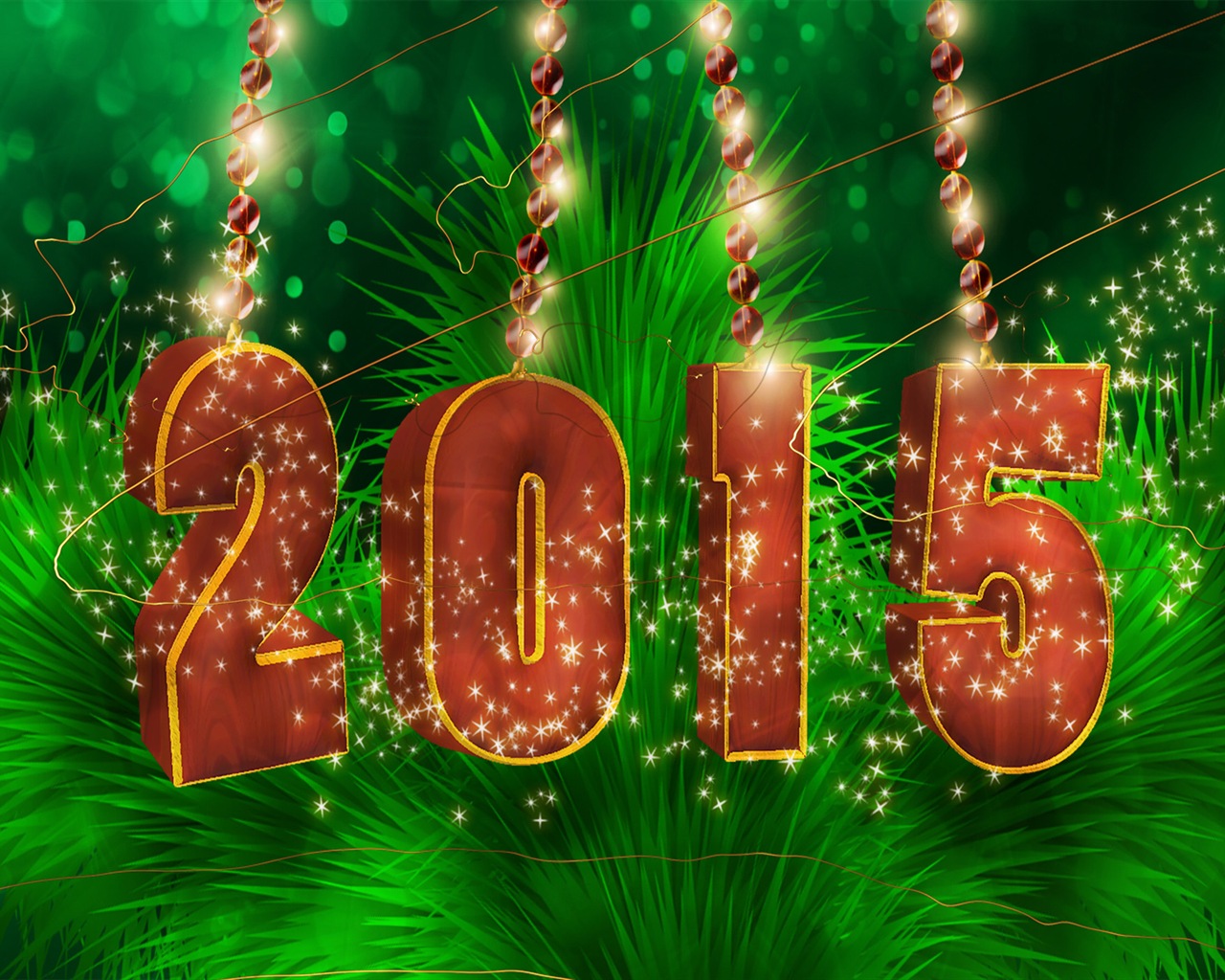 Nouvel An 2015 fonds d'écran thème HD (1) #14 - 1280x1024