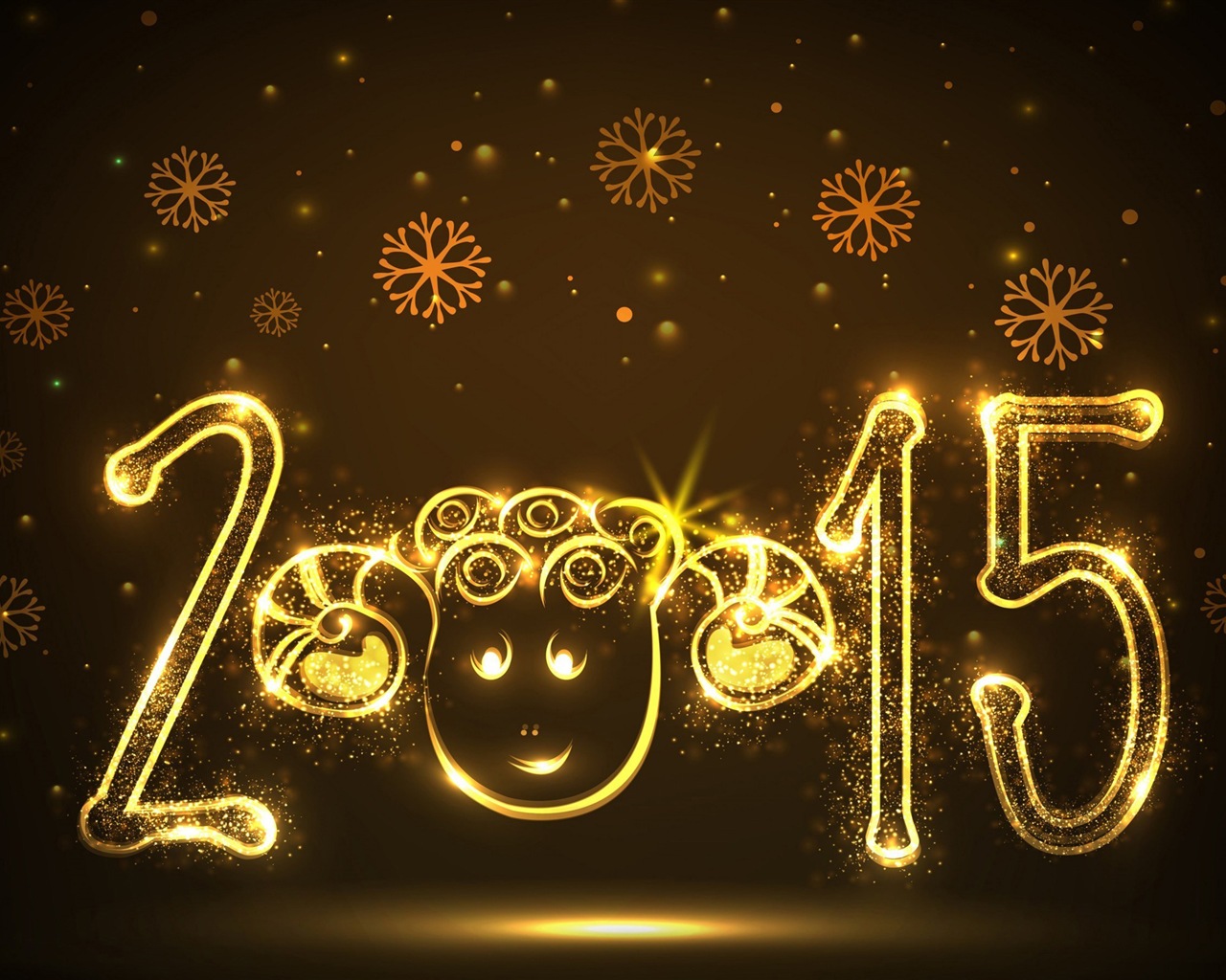 2015 Nový rok téma HD Tapety na plochu (1) #19 - 1280x1024