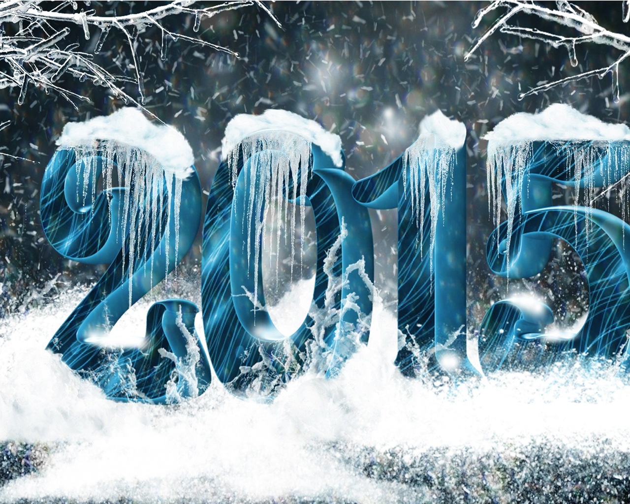 2015 New Year theme HD wallpapers (2) #20 - 1280x1024