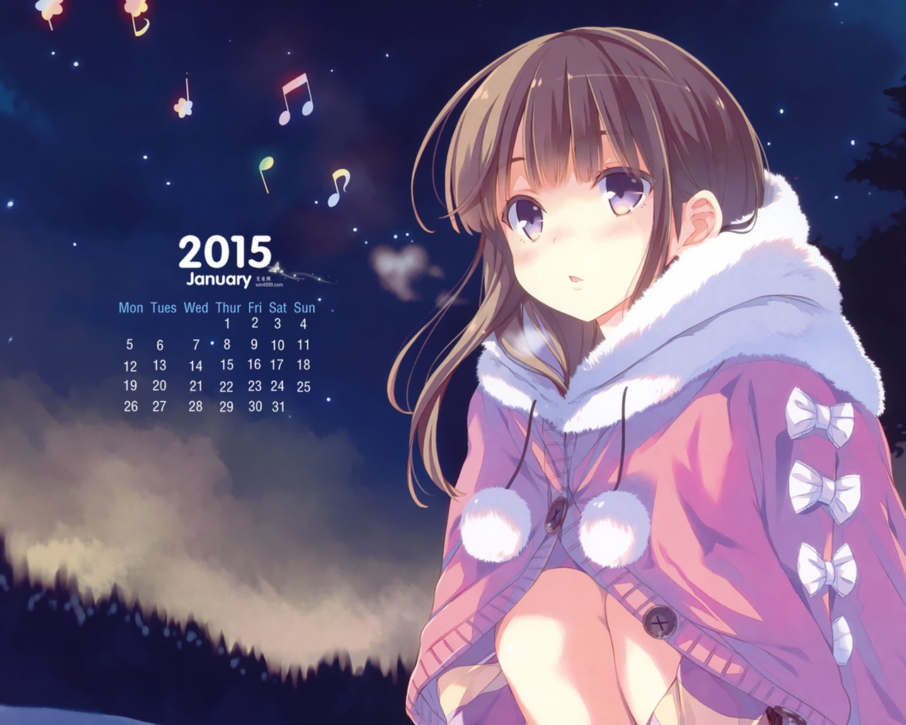 January 2015 calendar wallpaper (1) #6 - 1280x1024