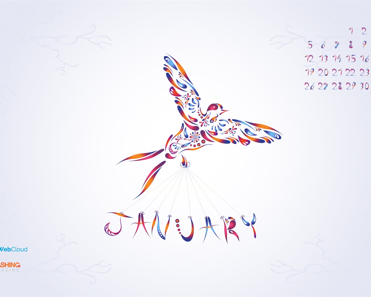 Januar 2015 Kalender Wallpaper (2) #17 - 1280x1024