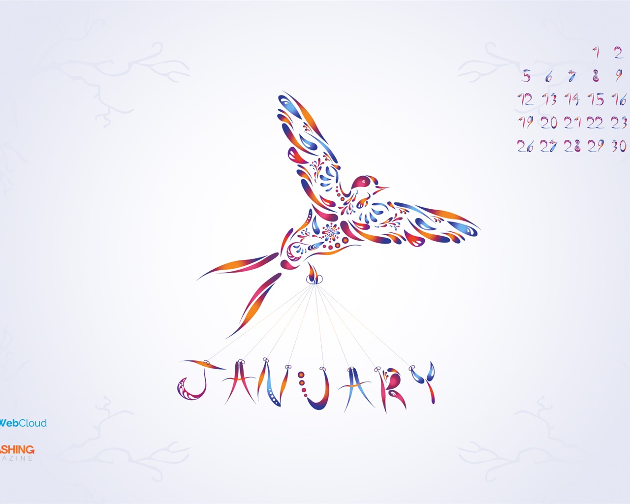 2015年1月 月曆壁紙(二) #17 - 1280x1024