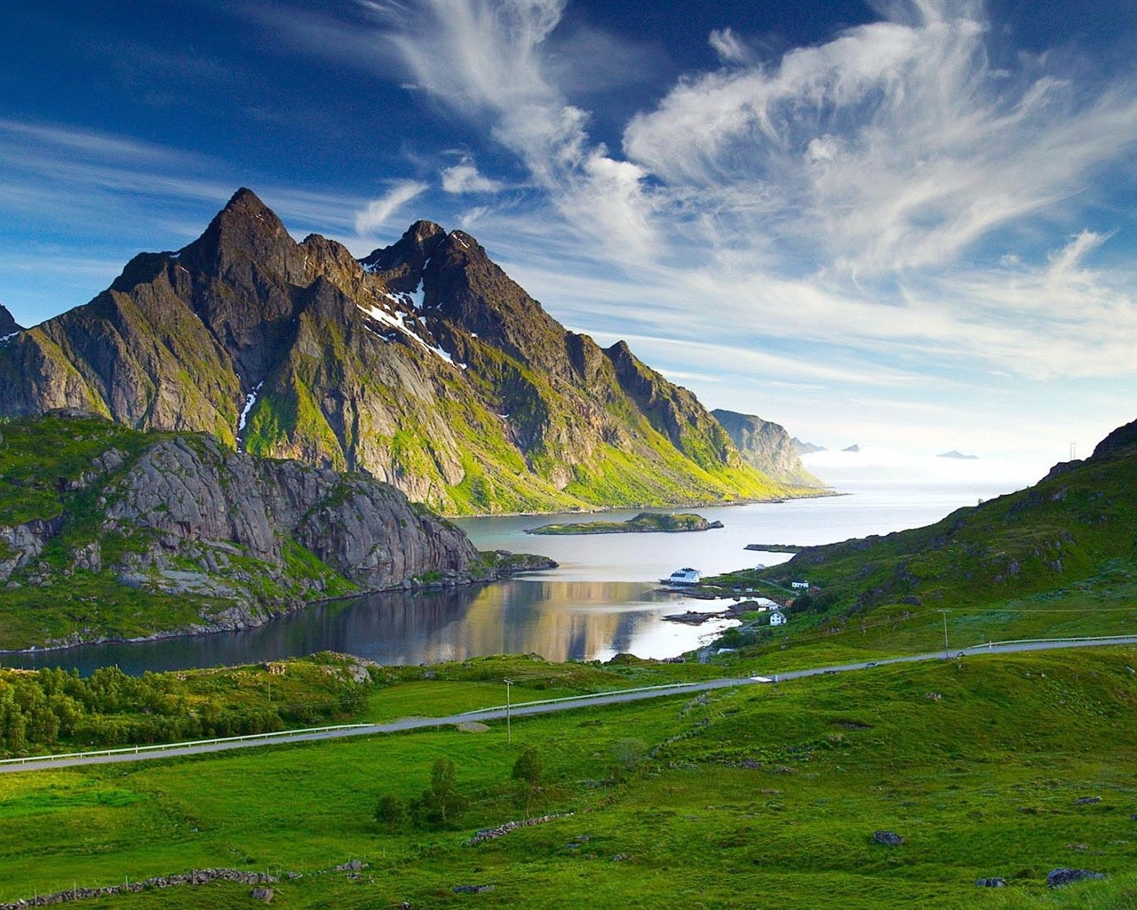 Nordic herrliche Landschaft HD Wallpaper #1 - 1280x1024