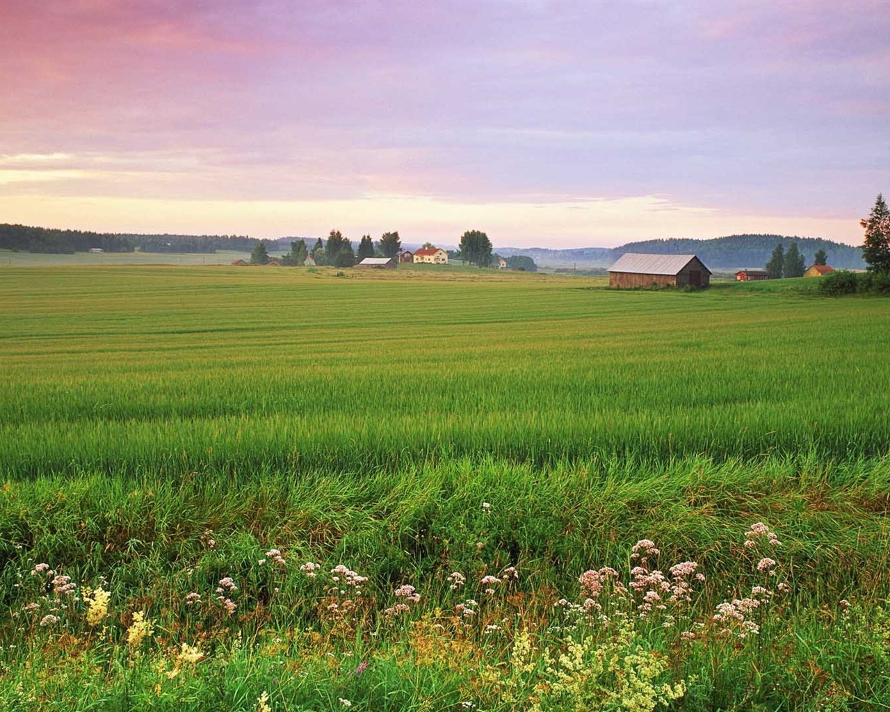 Nordic herrliche Landschaft HD Wallpaper #10 - 1280x1024