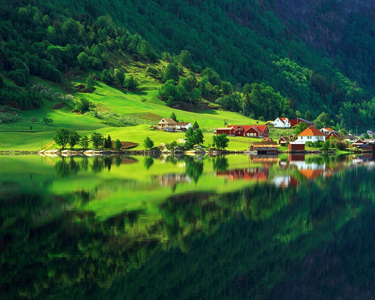 Nordic herrliche Landschaft HD Wallpaper #13 - 1280x1024