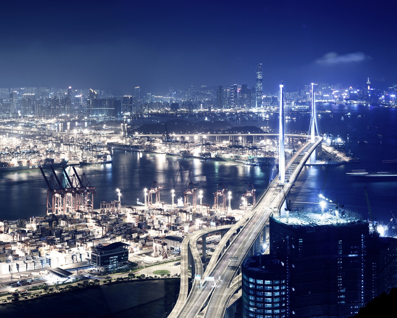 美麗的香港 城市景觀 高清壁紙 #3 - 1280x1024