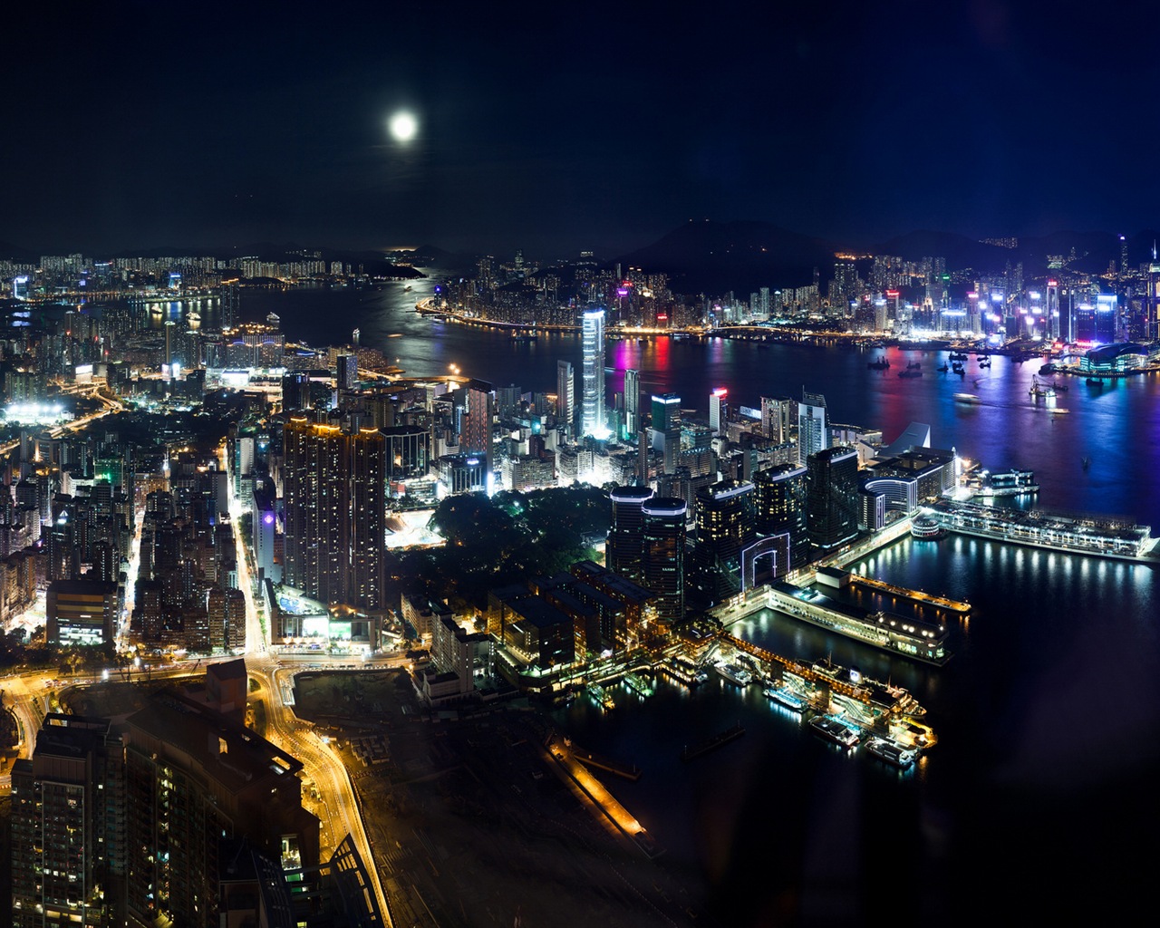 美丽的香港 城市景观 高清壁纸5 - 1280x1024