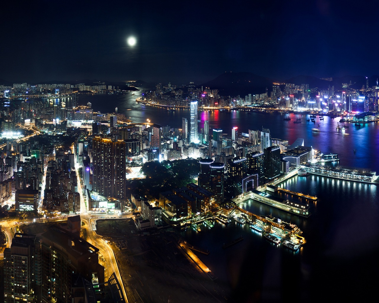 美麗的香港 城市景觀 高清壁紙 #5 - 1280x1024