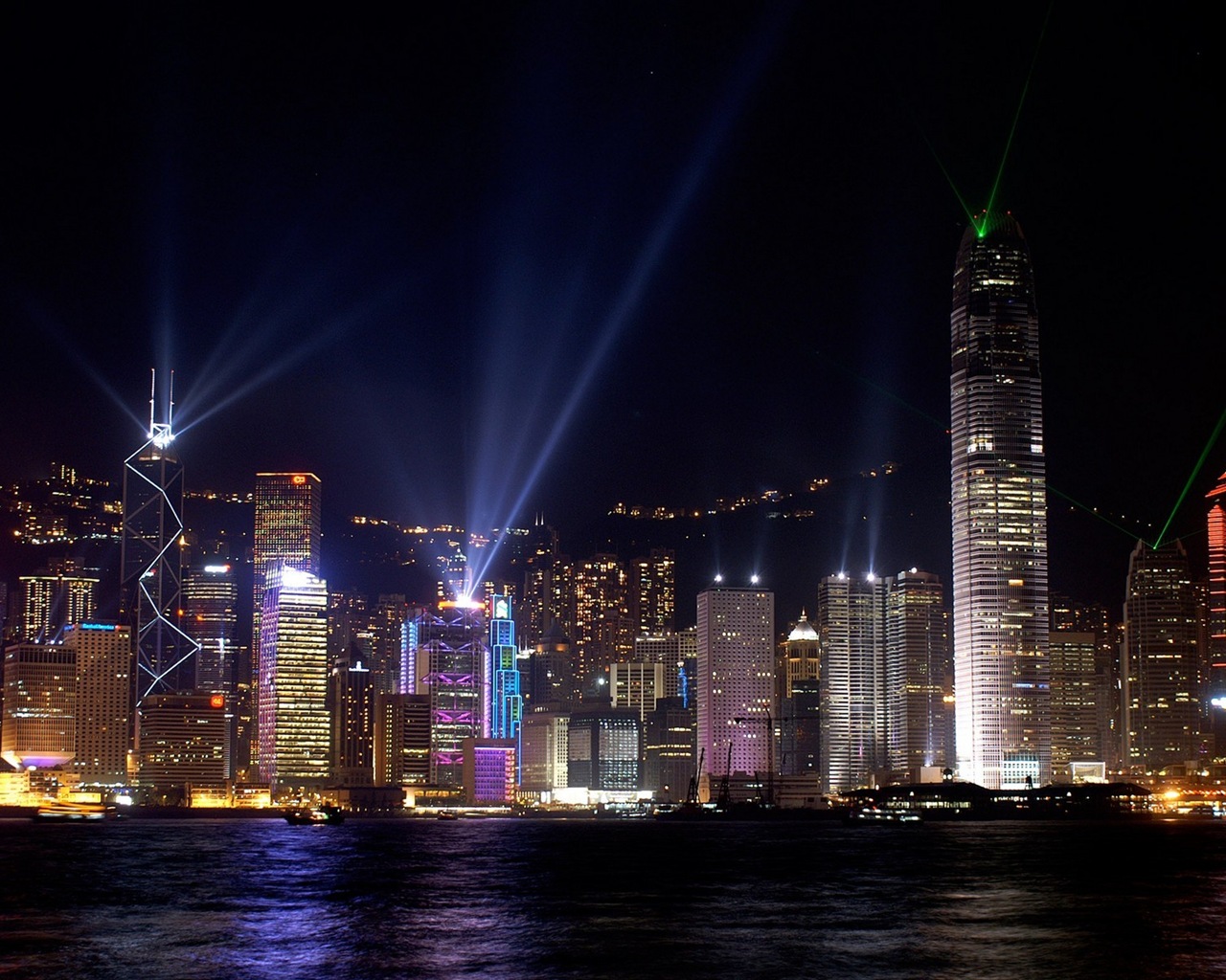 Paysage urbain beaux fonds d'écran HD de Hong Kong #9 - 1280x1024