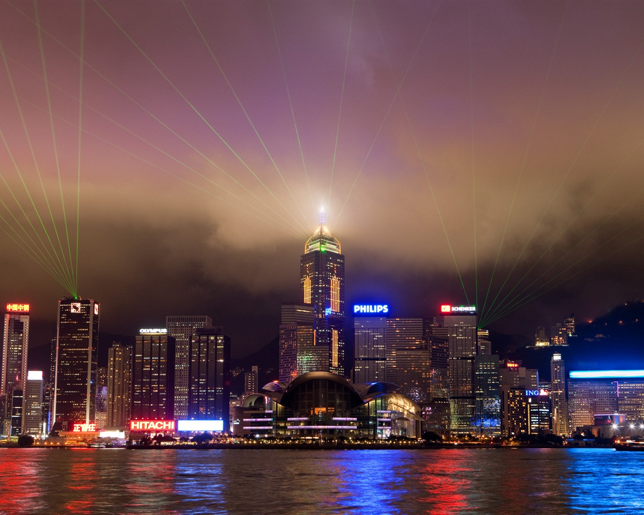 美丽的香港 城市景观 高清壁纸10 - 1280x1024