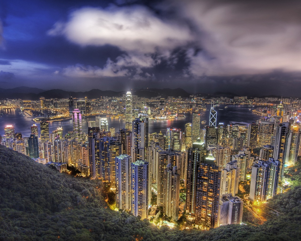 Hong Kong's urban landscape beautiful HD wallpapers #19 - 1280x1024