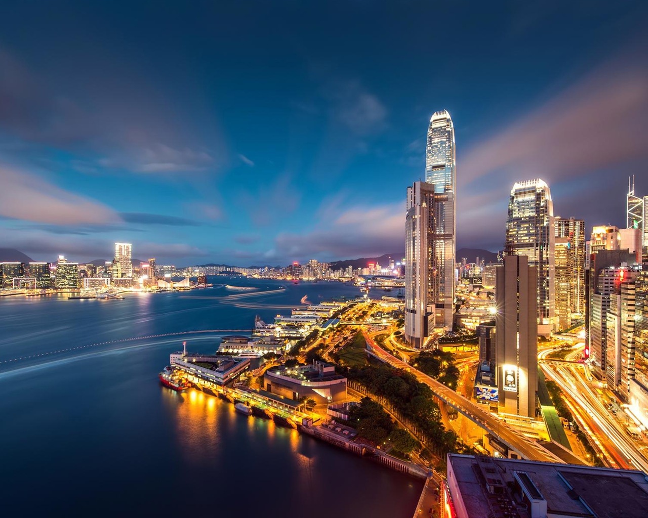美丽的香港 城市景观 高清壁纸20 - 1280x1024
