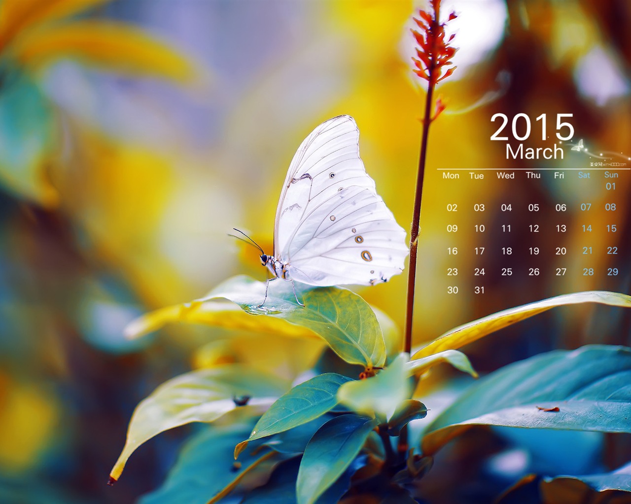 March 2015 Calendar wallpaper (1) #8 - 1280x1024