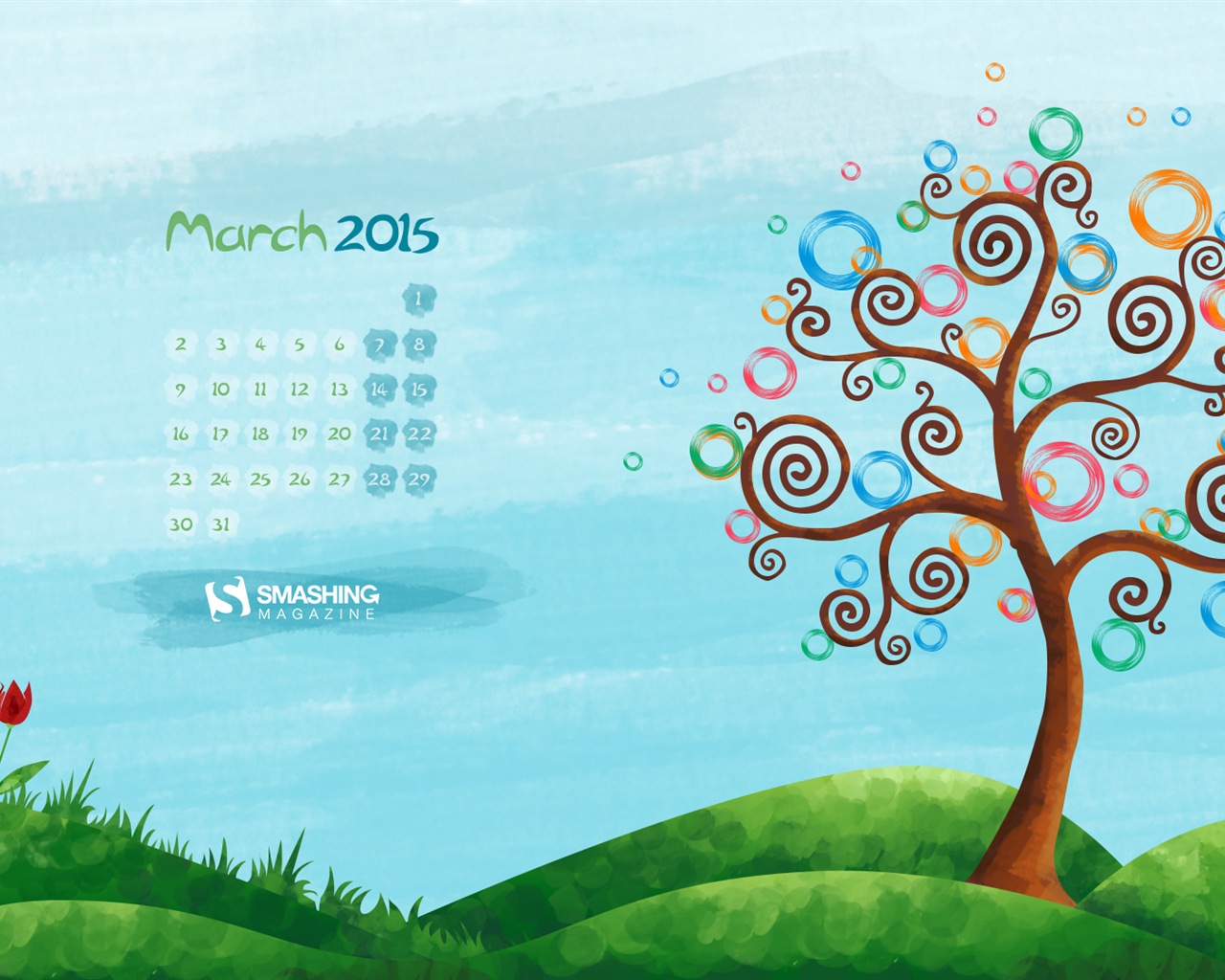 03. 2015 Kalendář tapety (2) #1 - 1280x1024