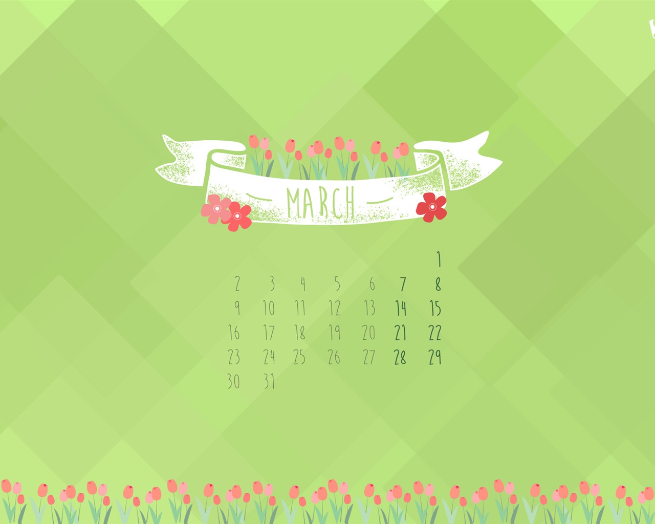 March 2015 Calendar wallpaper (2) #2 - 1280x1024