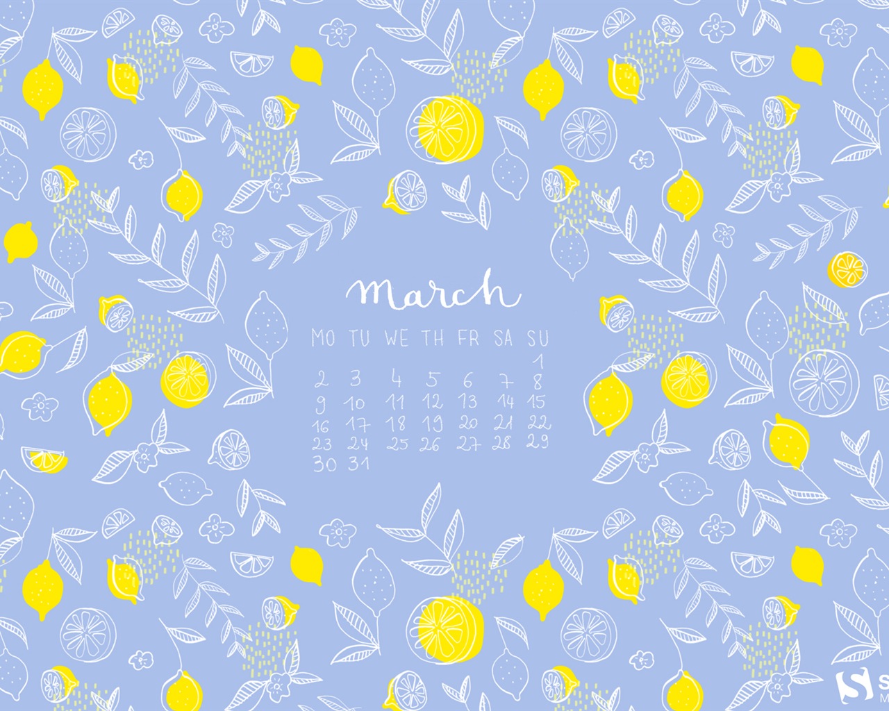 March 2015 Calendar wallpaper (2) #9 - 1280x1024