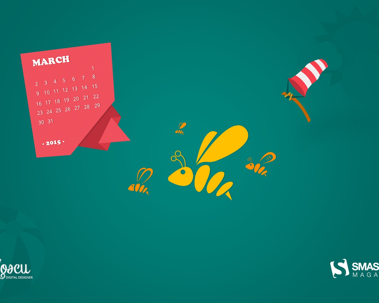 March 2015 Calendar wallpaper (2) #14 - 1280x1024