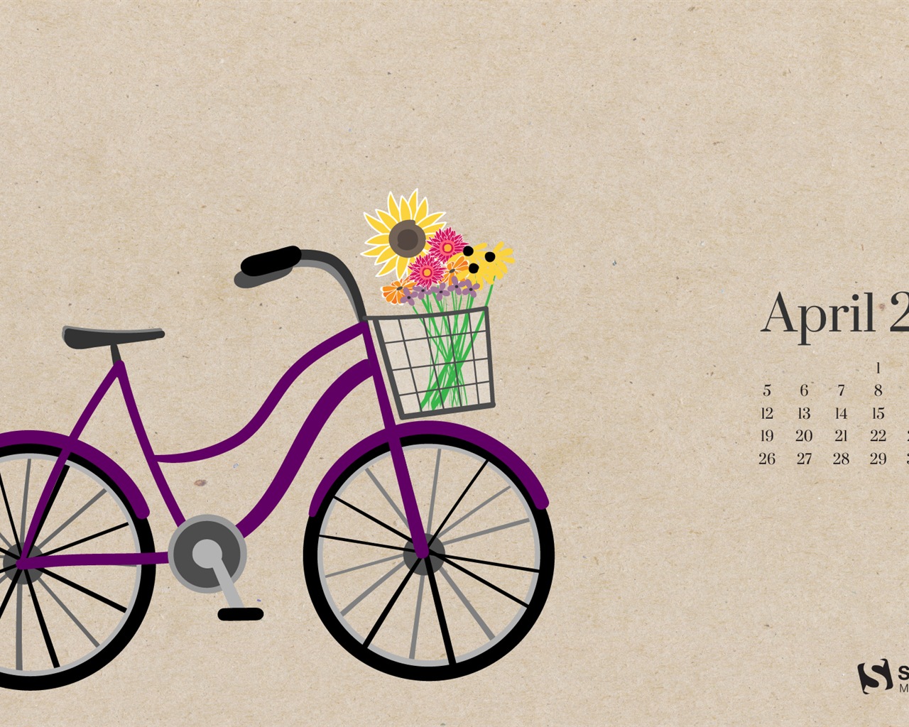 April 2015 Kalender Wallpaper (1) #3 - 1280x1024