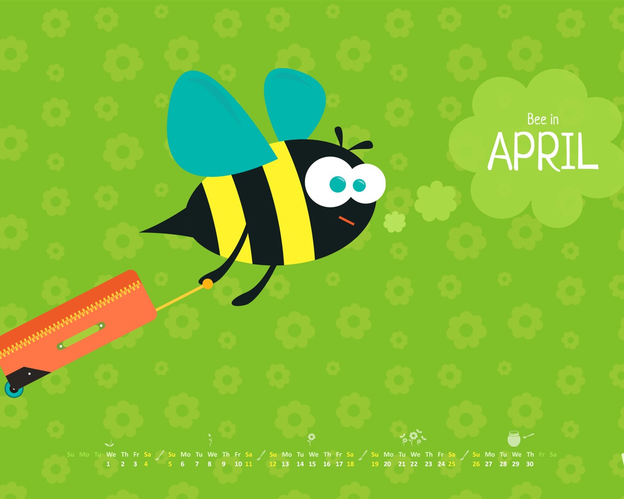 April 2015 calendar wallpaper (1) #5 - 1280x1024