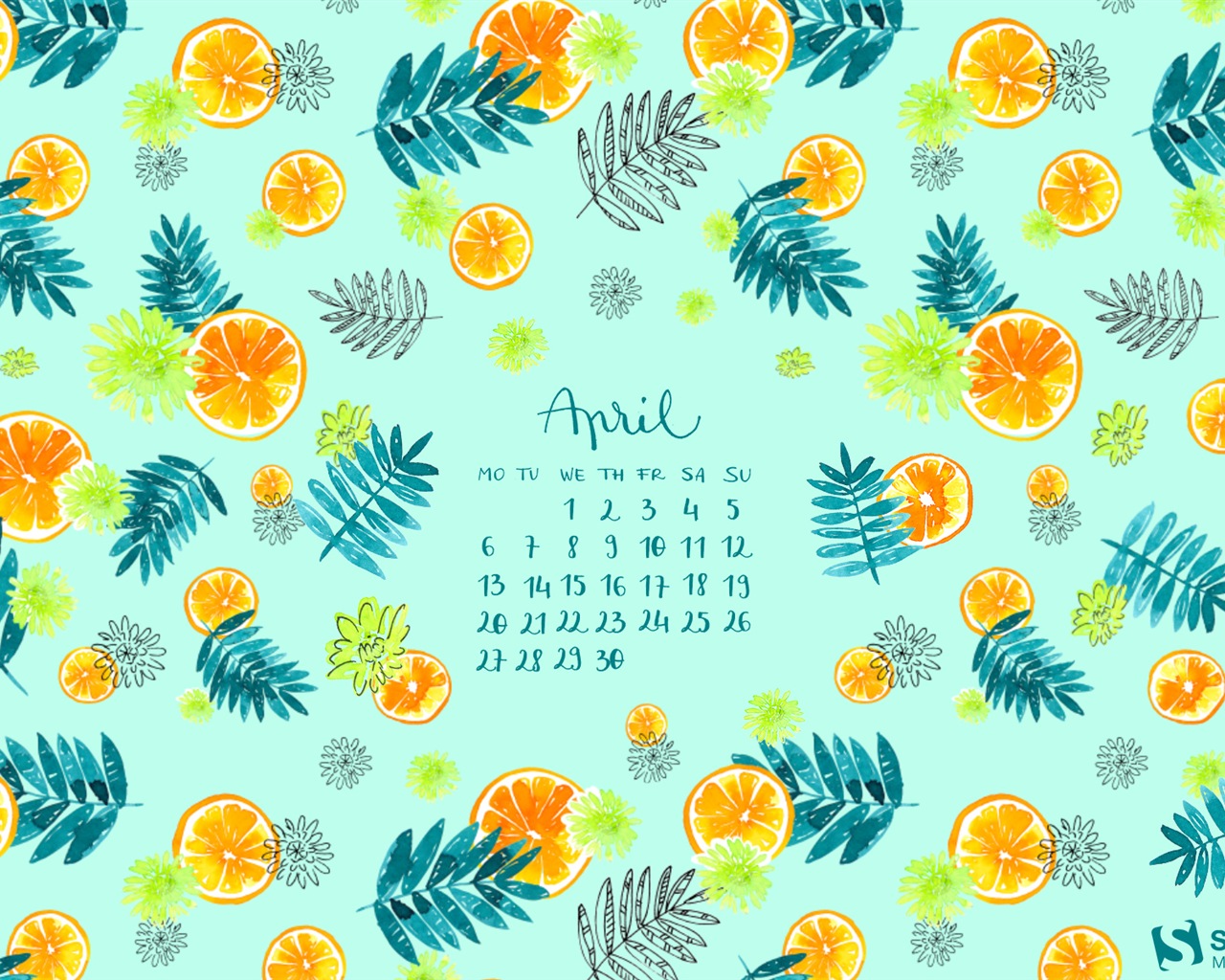 Dubna 2015 kalendář tapety (1) #9 - 1280x1024