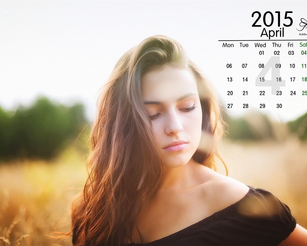 April 2015 calendar wallpaper (2) #8 - 1280x1024