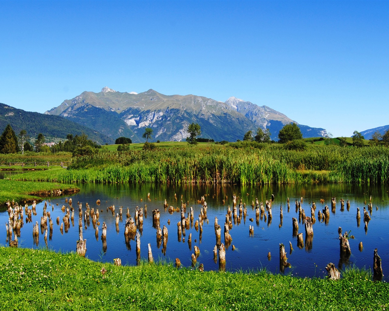 田園風景、Windows 8のHDの壁紙 #21 - 1280x1024