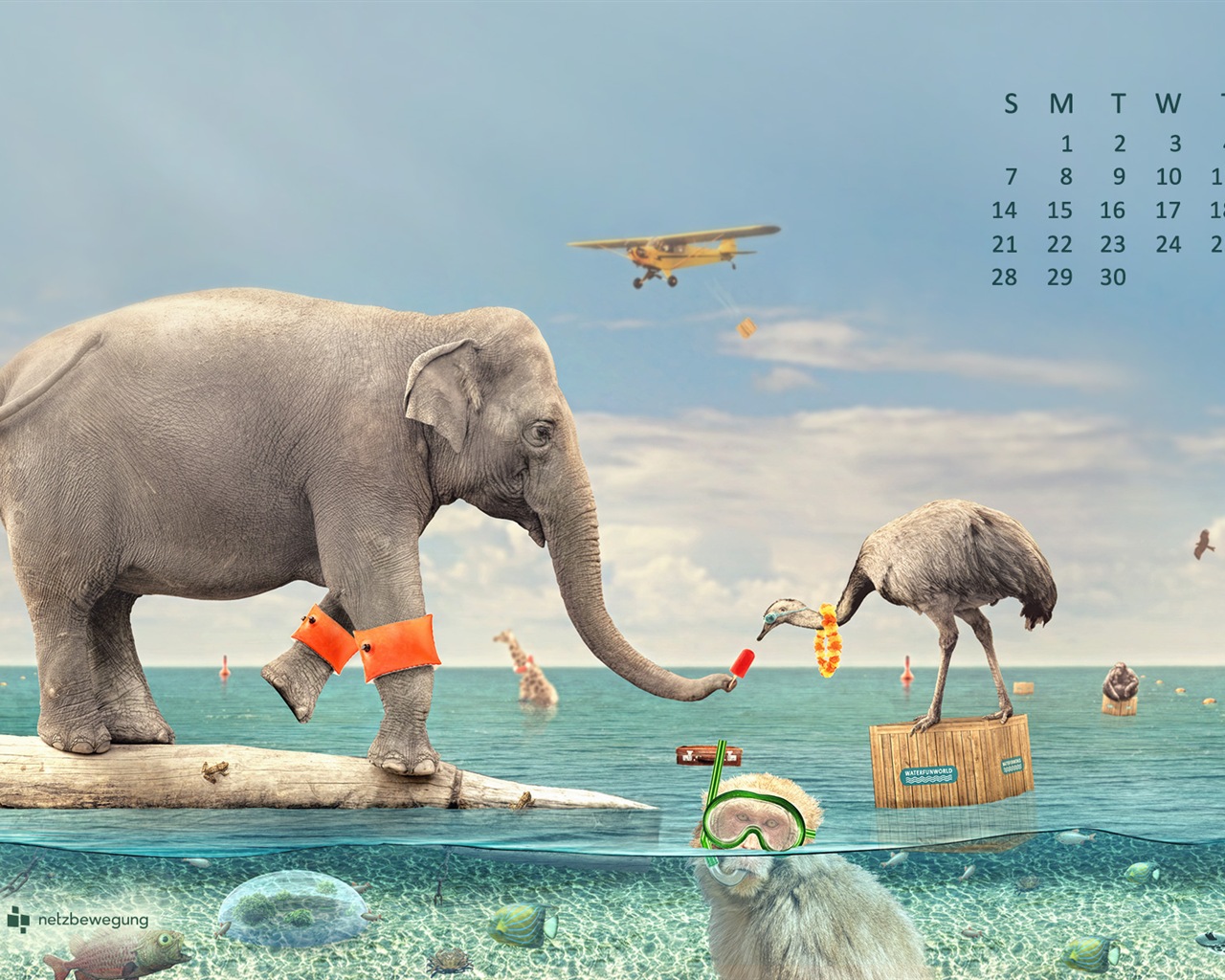 June 2015 calendar wallpaper (2) #19 - 1280x1024