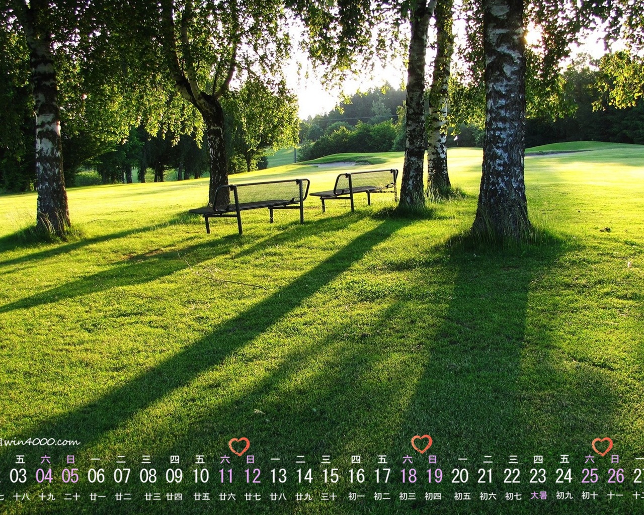 2015年7月 月曆壁紙(一) #18 - 1280x1024