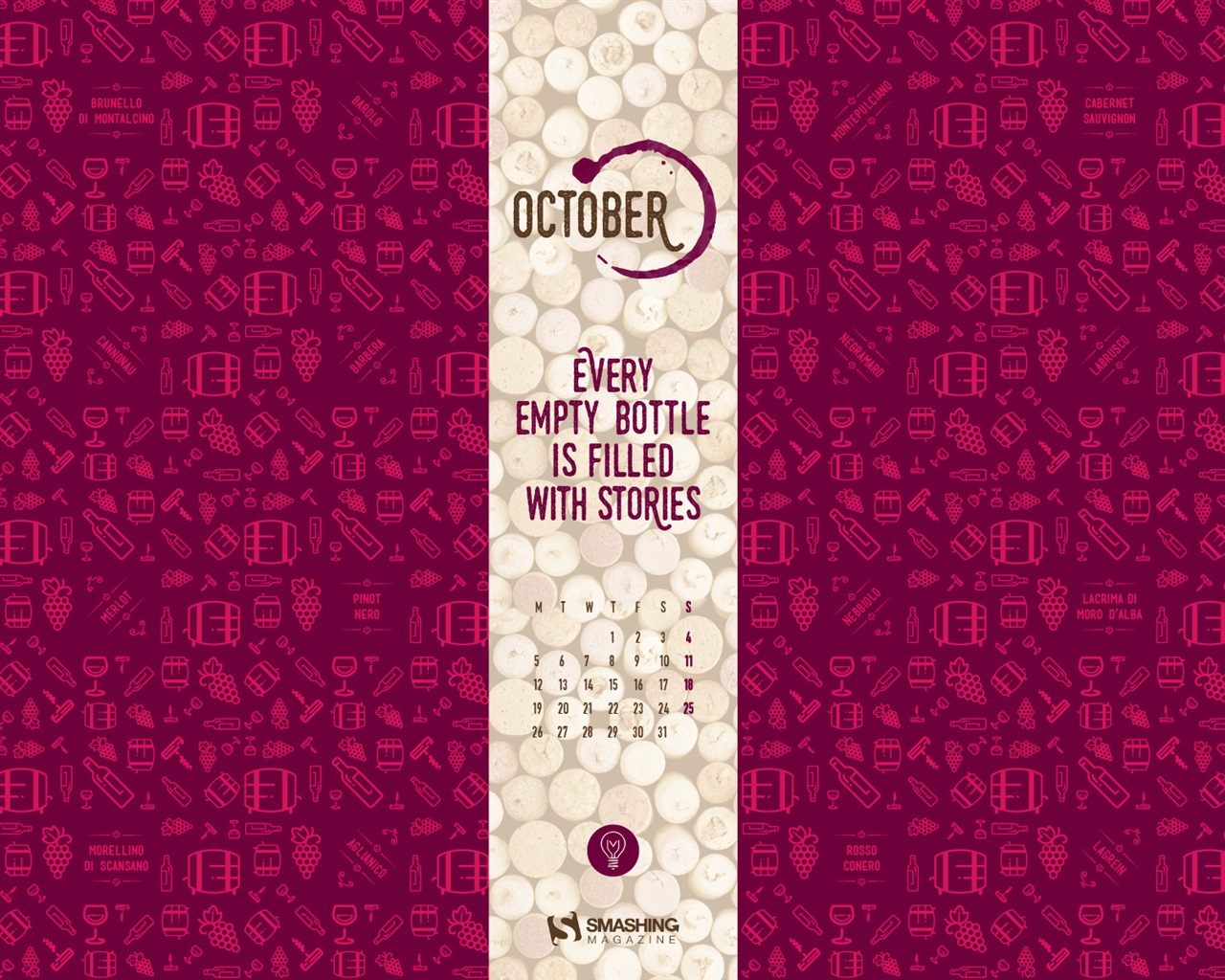 October 2015 calendar wallpaper (2) #10 - 1280x1024