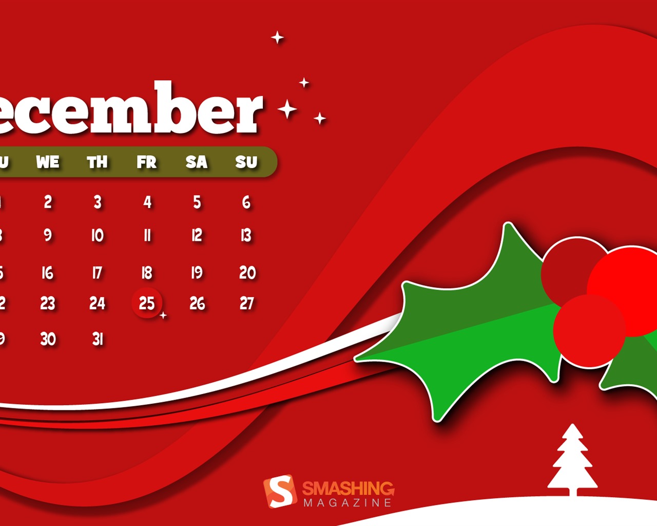 Dezember 2015 Kalender Wallpaper (2) #5 - 1280x1024