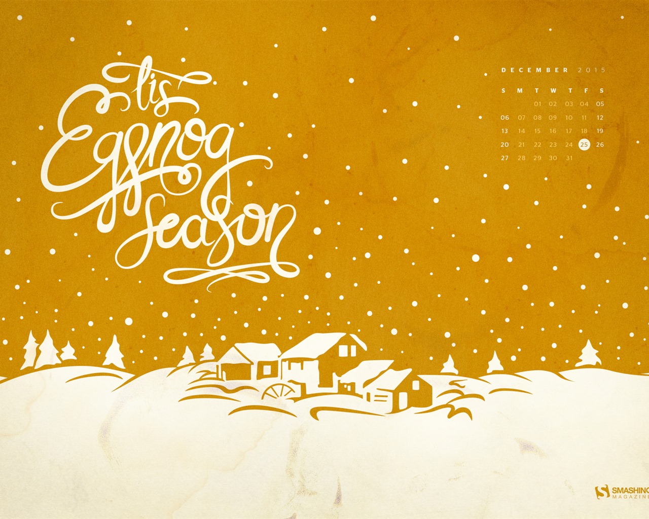 December 2015 Calendar wallpaper (2) #18 - 1280x1024