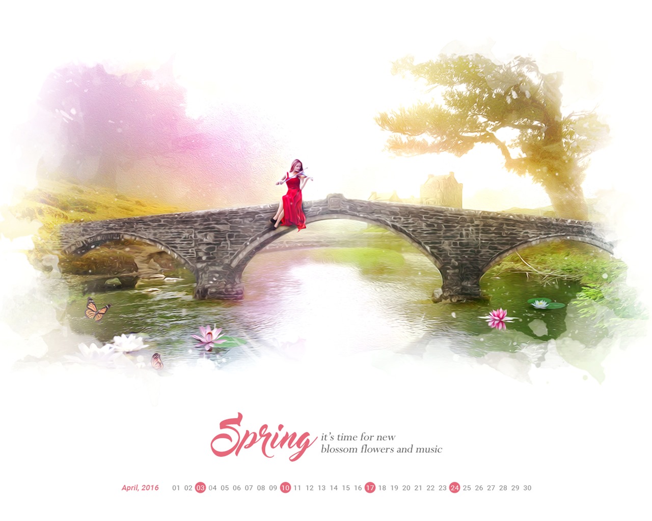 April 2016 calendar wallpaper (2) #10 - 1280x1024