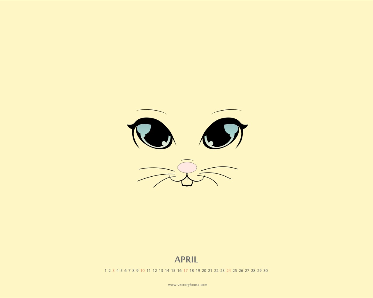 2016 April Kalender Wallpaper (2) #11 - 1280x1024