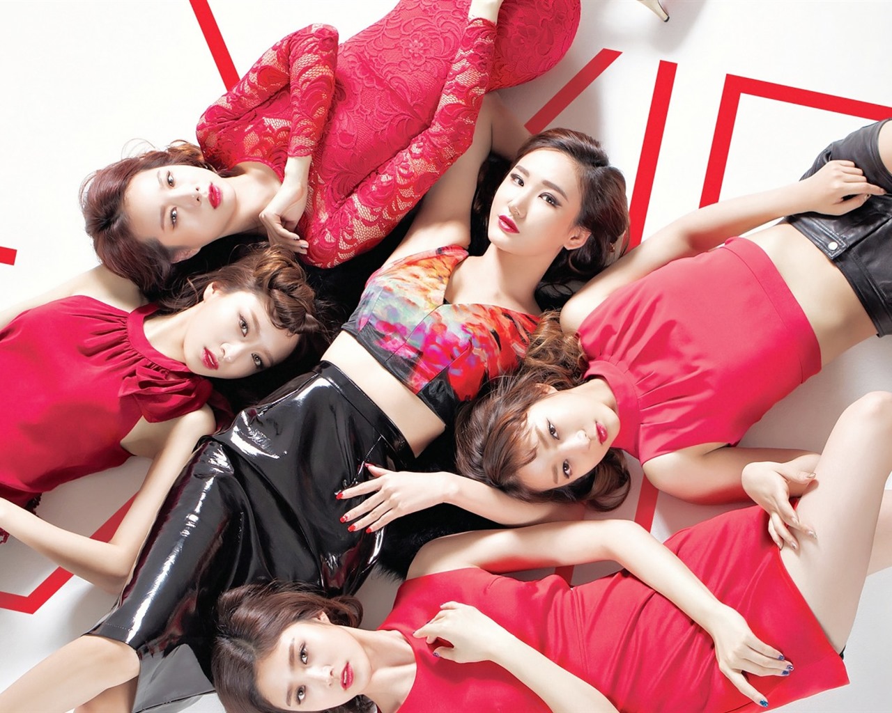 fondos de pantalla ExID grupo muchachas de la música coreana HD #1 - 1280x1024