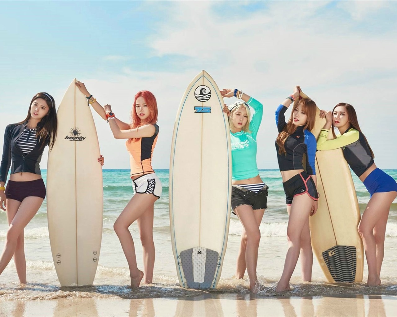 fondos de pantalla ExID grupo muchachas de la música coreana HD #10 - 1280x1024
