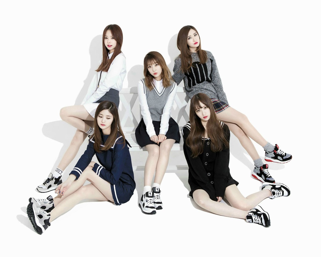 fondos de pantalla ExID grupo muchachas de la música coreana HD #11 - 1280x1024