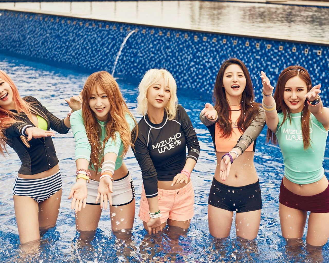 fondos de pantalla ExID grupo muchachas de la música coreana HD #16 - 1280x1024