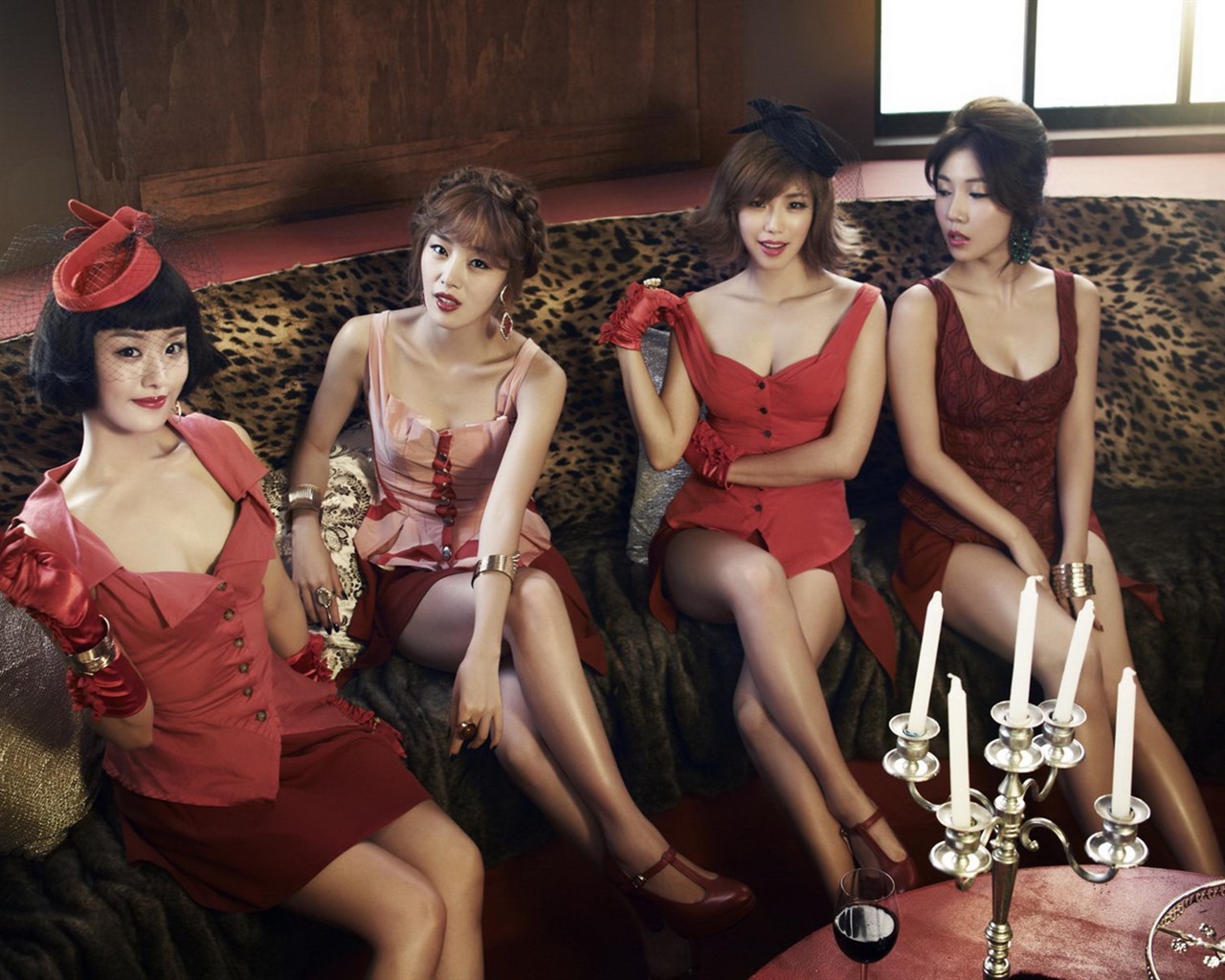 grupo de chicas coreanas fondos de pantalla HD Secret #5 - 1280x1024