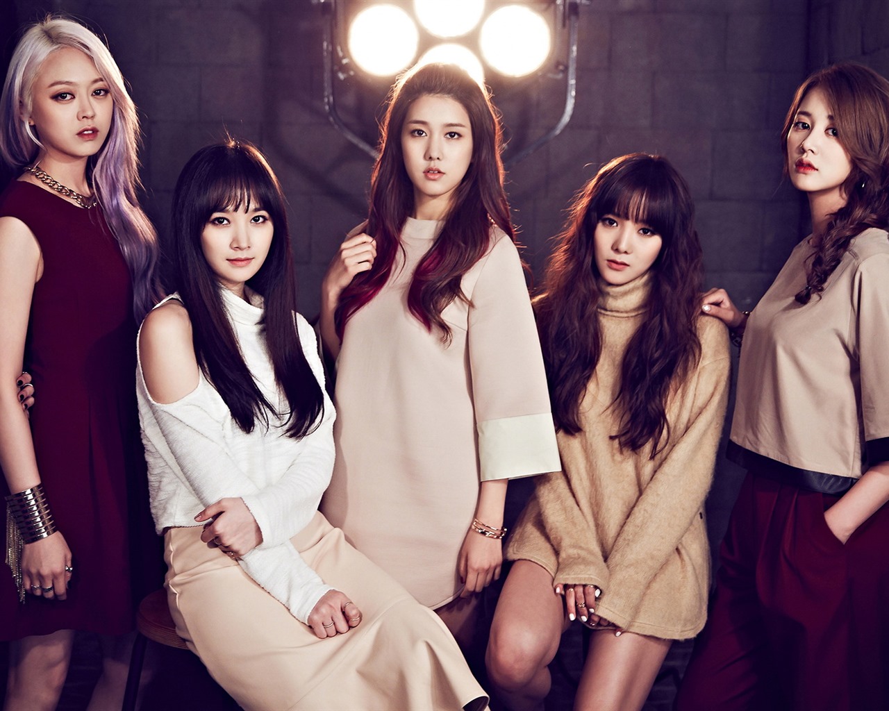 Spica Korejky hudební idol kombinační tapety HD #1 - 1280x1024