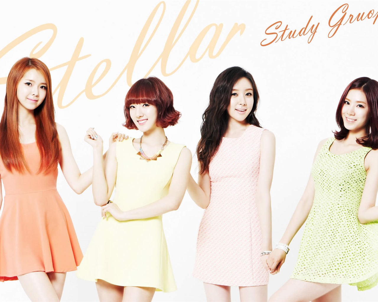 Stellar koreanische Musik Mädchen Gruppe HD Wallpaper #2 - 1280x1024