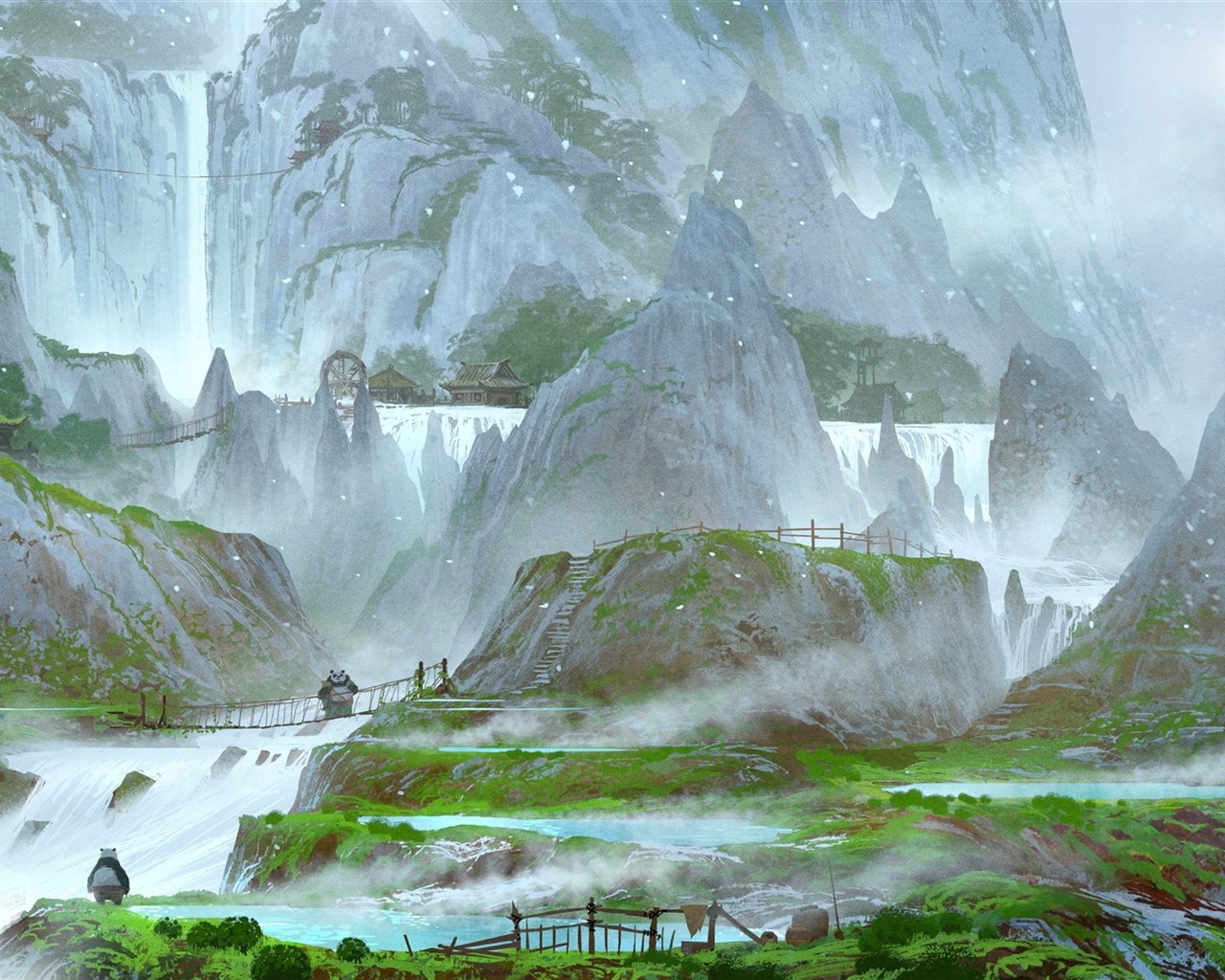 Kung Fu Panda 3 功夫熊貓3 高清壁紙 #4 - 1280x1024