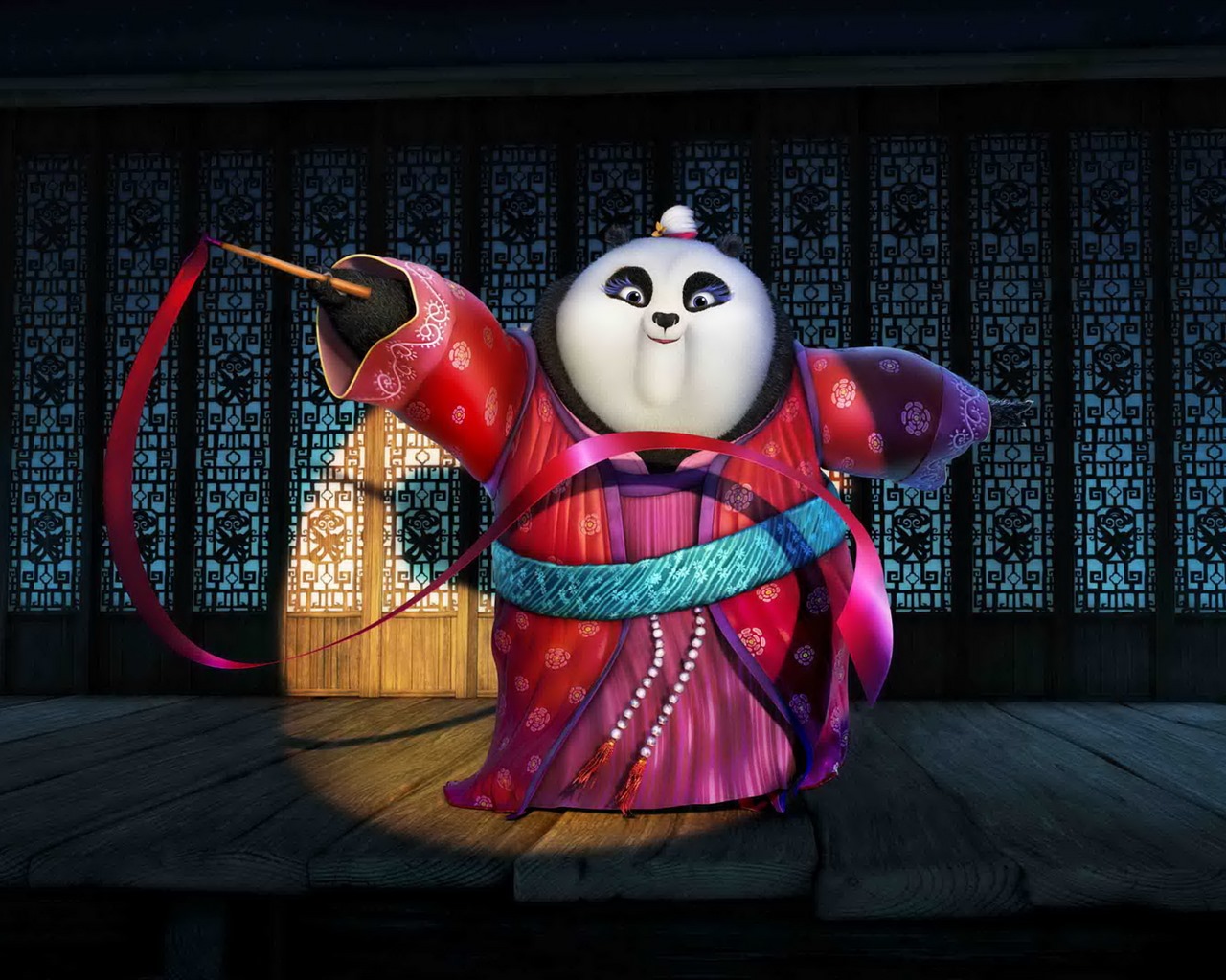 Kung Fu Panda 3, HD film tapety na plochu #10 - 1280x1024